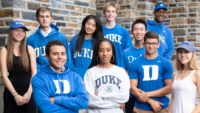 The A. James Clark Scholars at Duke in fall 2018.